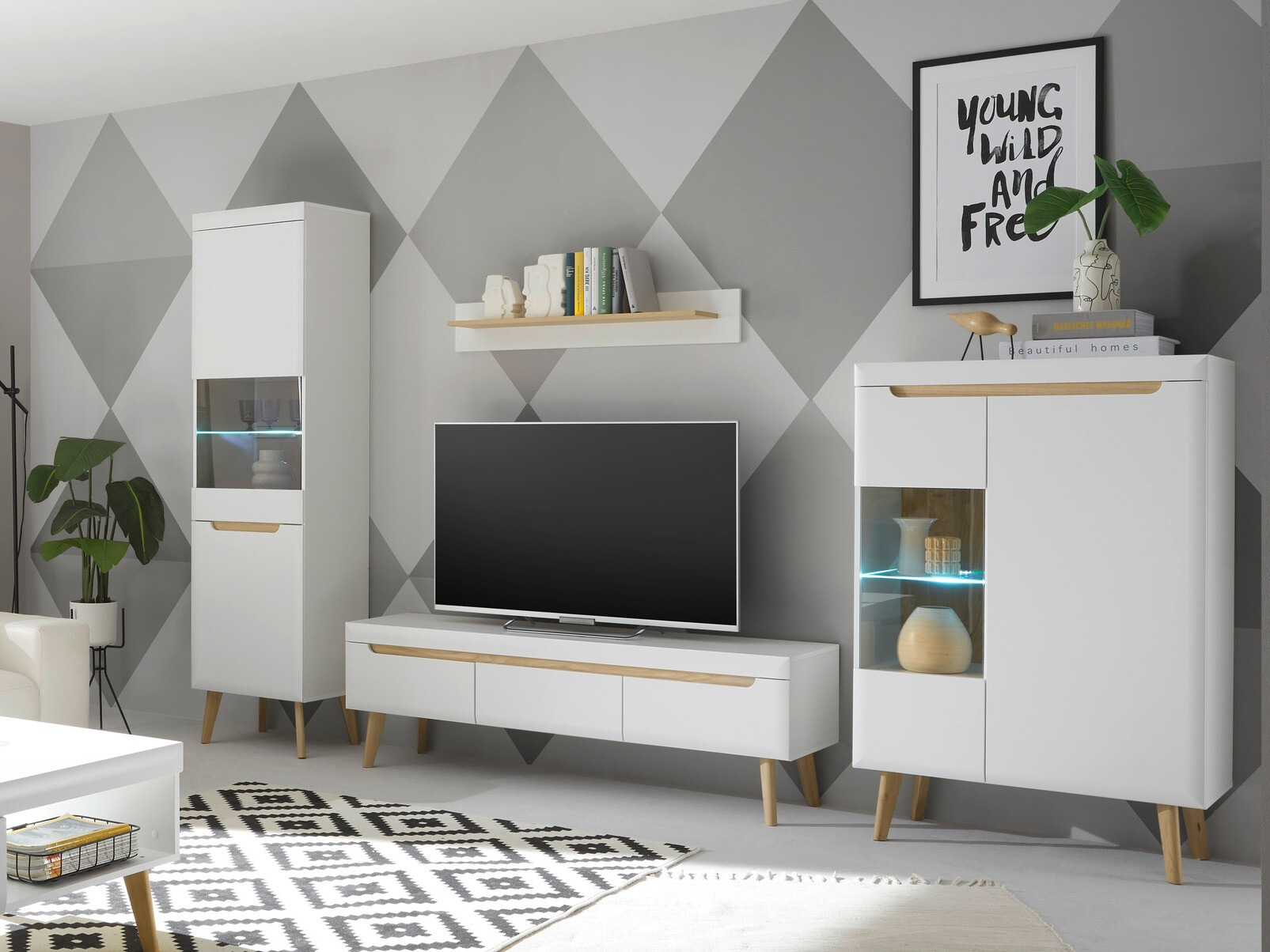 Reol Vircava 101 (Hvid)