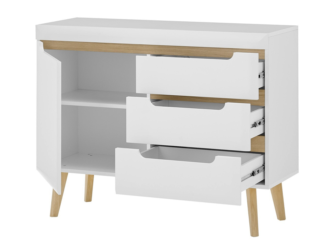 Kommode Vircava 104 (Hvid)