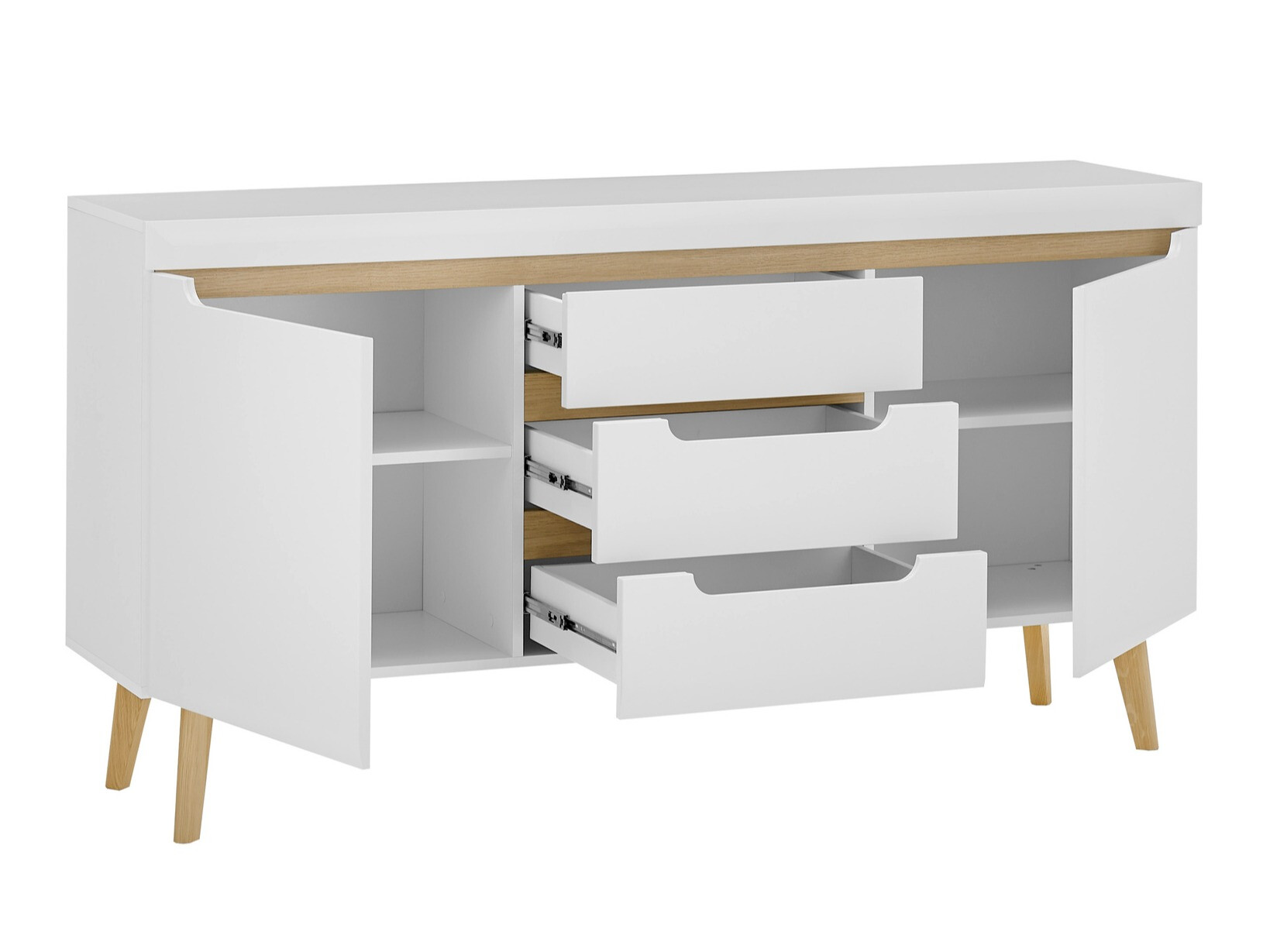 Kommode Vircava 105 (Hvid)