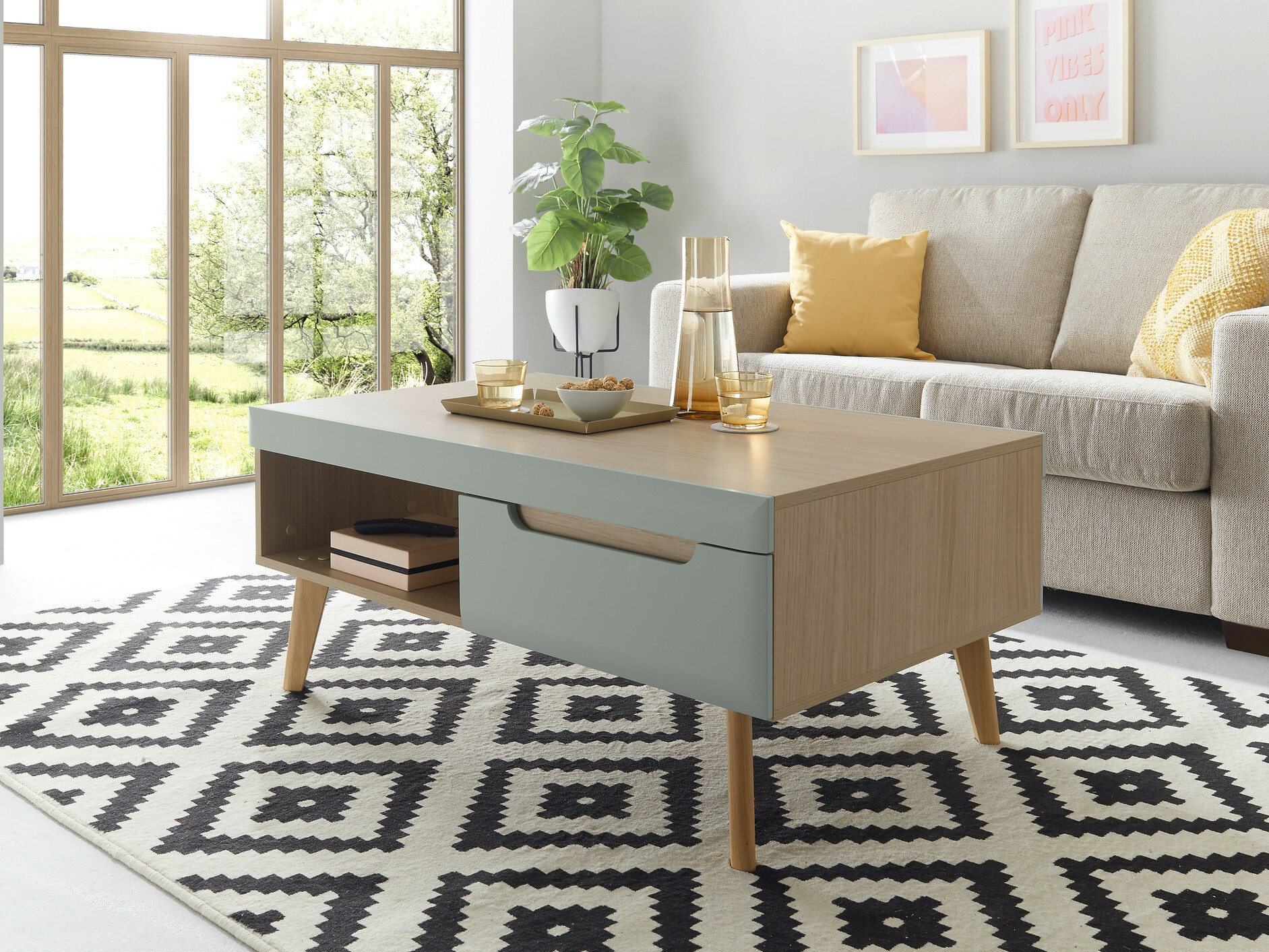 Sofabord Vircava 107 (Lysegrøn)