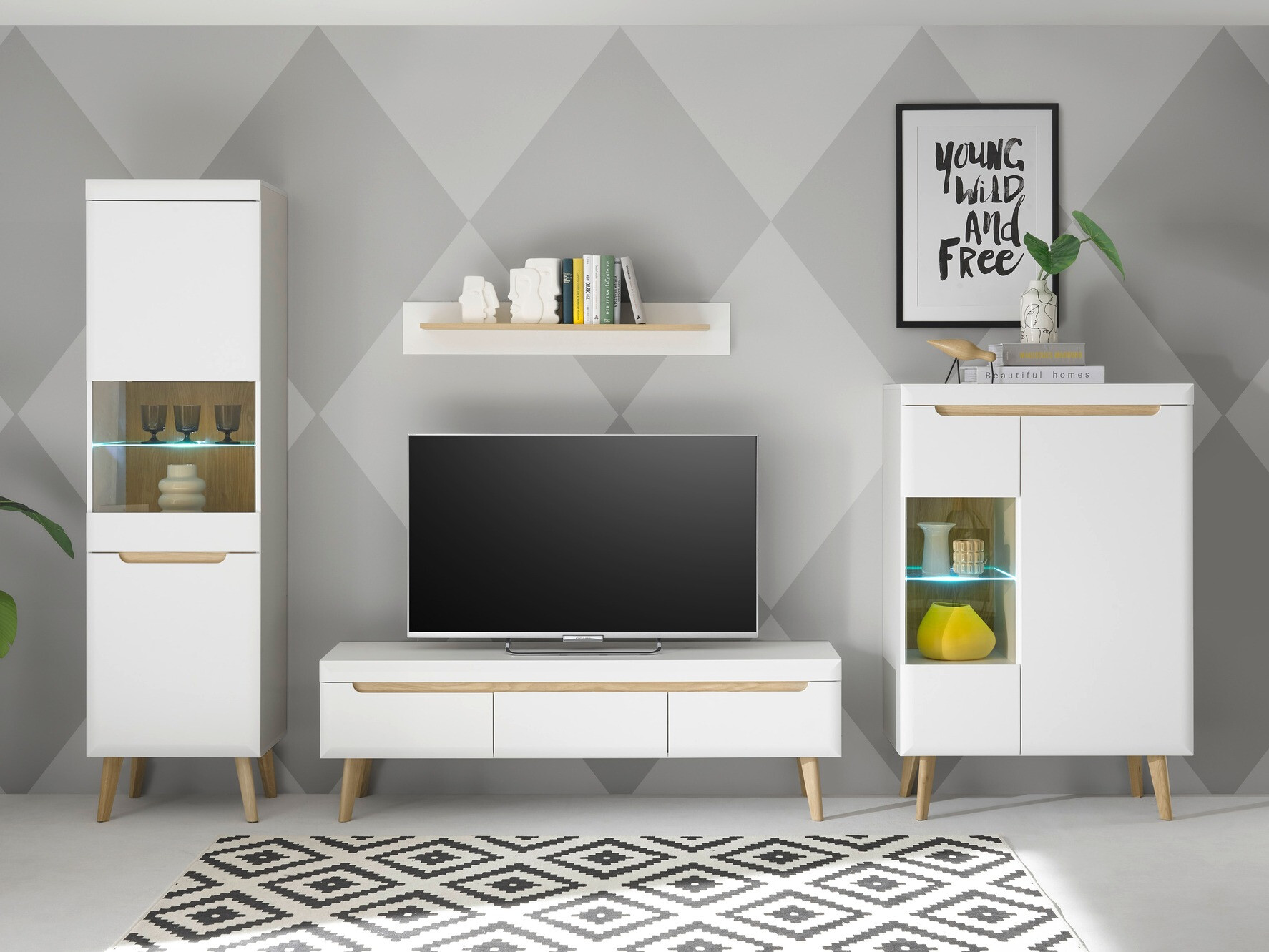 Stuemøbelsæt Vircava 111 (Hvid)