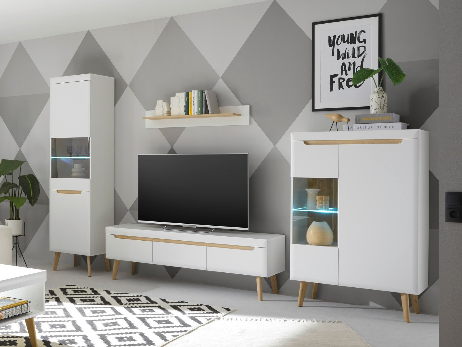 Stuemøbelsæt Vircava 111 (Hvid)