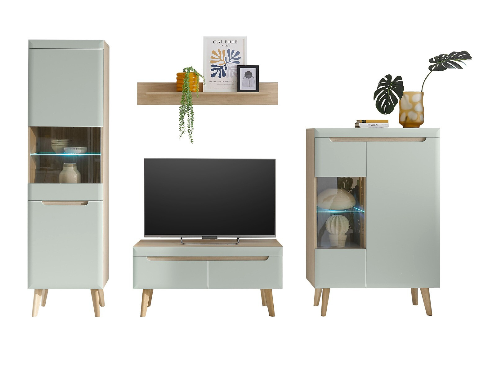 Stuemøbelsæt Vircava 111 (Lysegrøn)