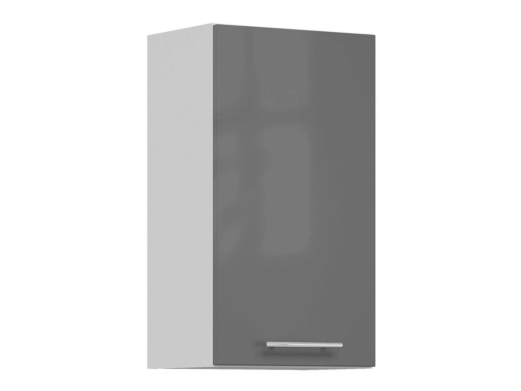 Modulvægskab Glossy Grey 101