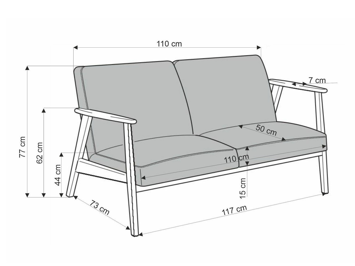 Sofa Houston 2144 (Castel 15)