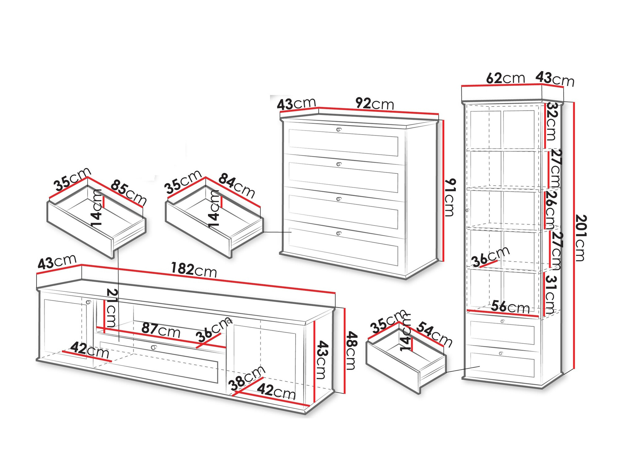 Stuemøbelsæt Comfivo Custos