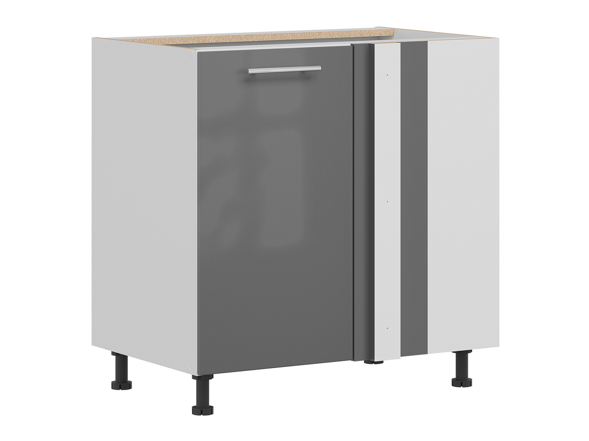 Modulhjørneskab Tiffa Grey 144
