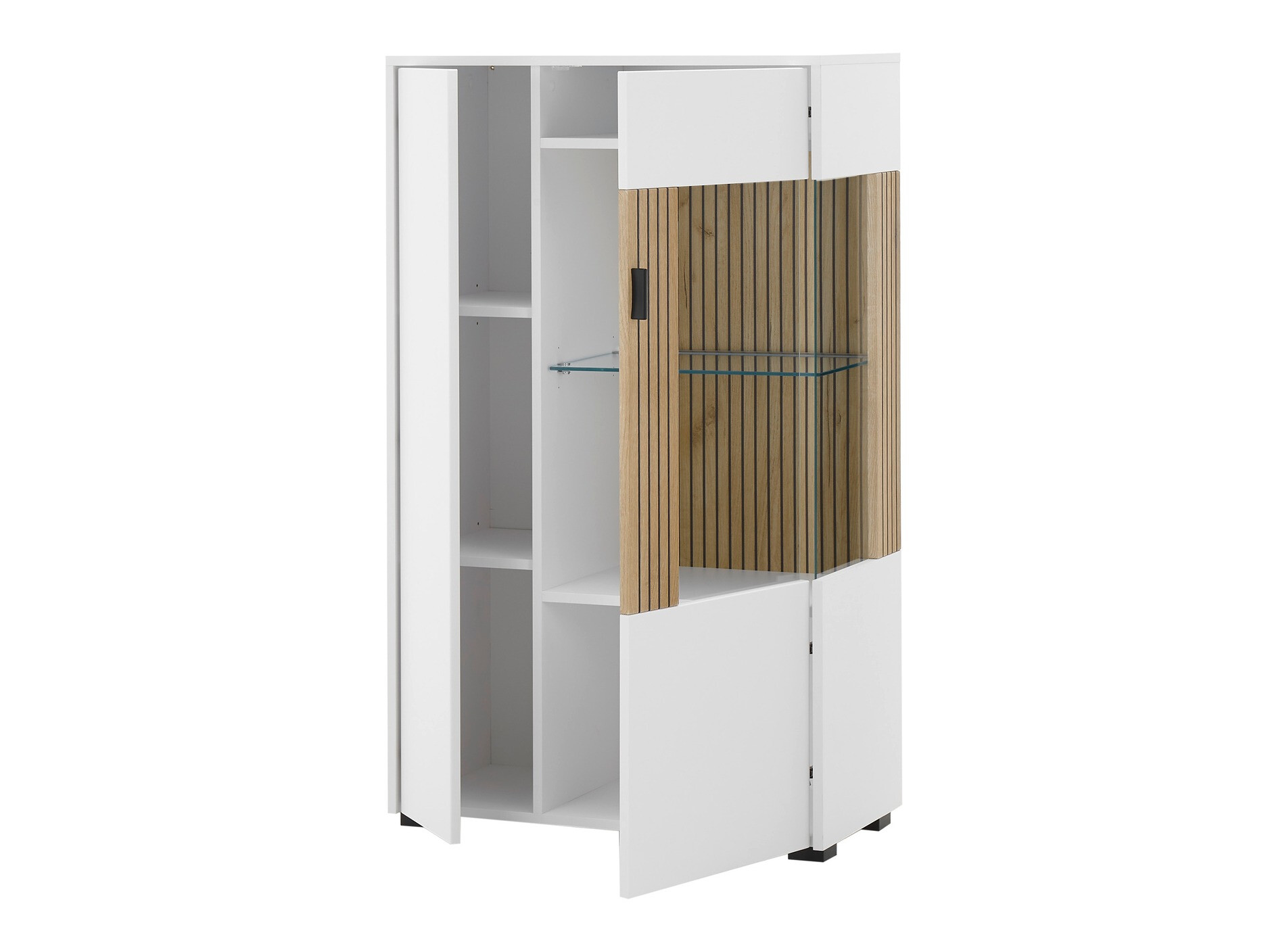 Skænk Belmelu 102 (Hvid + Egetræ)