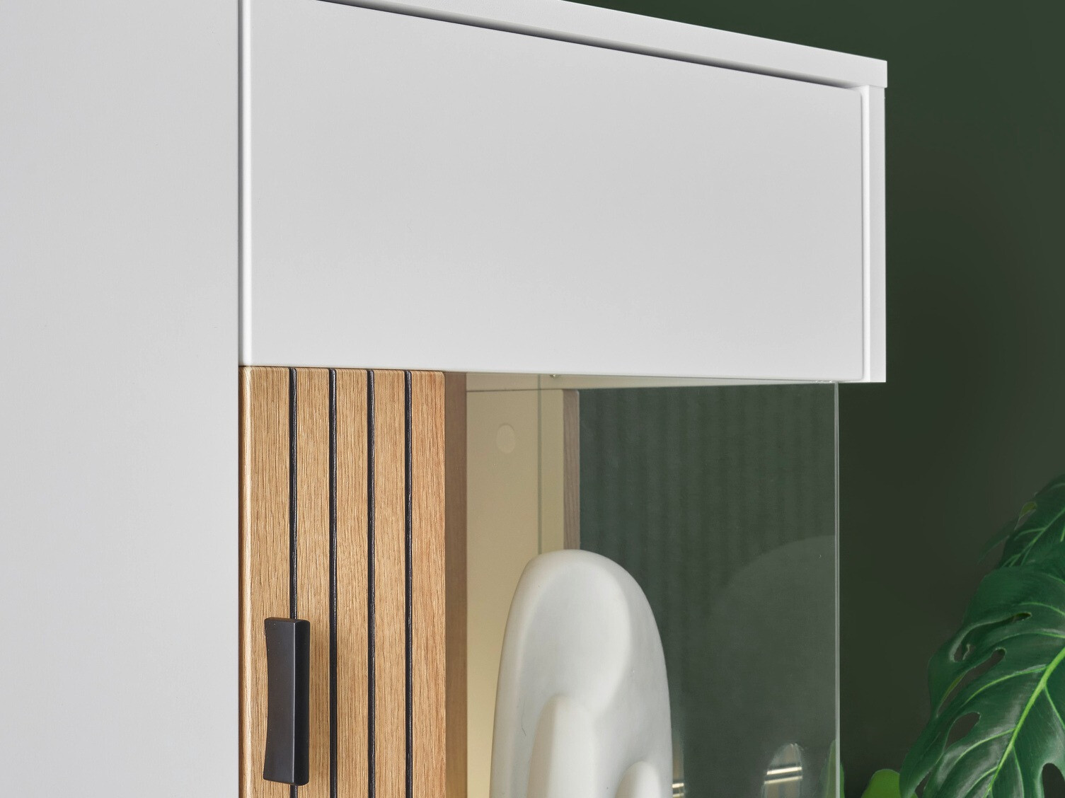 Skænk Belmelu 102 (Hvid + Egetræ)