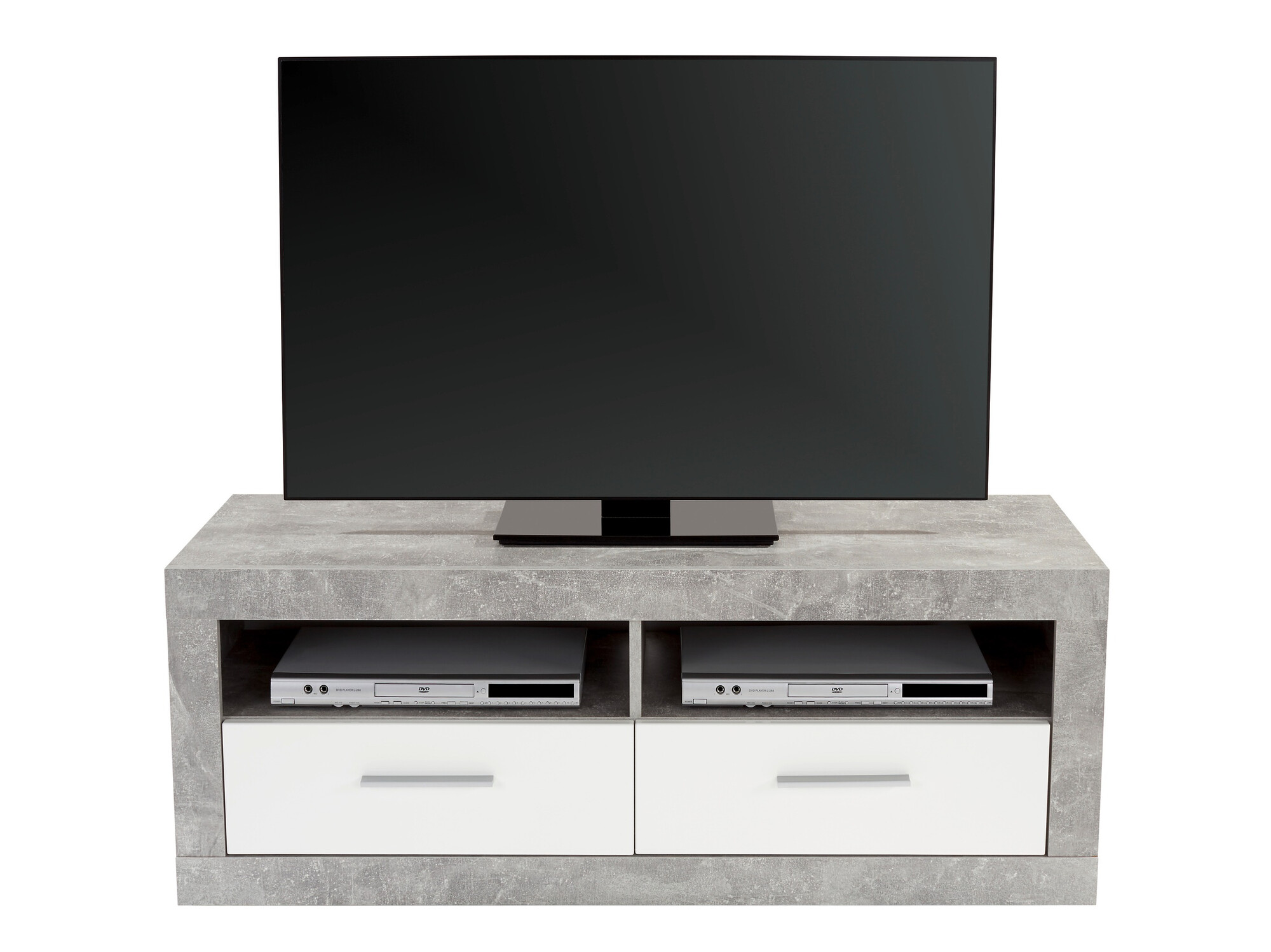 TV-bord Romfera 102 (Hvid + Grå)