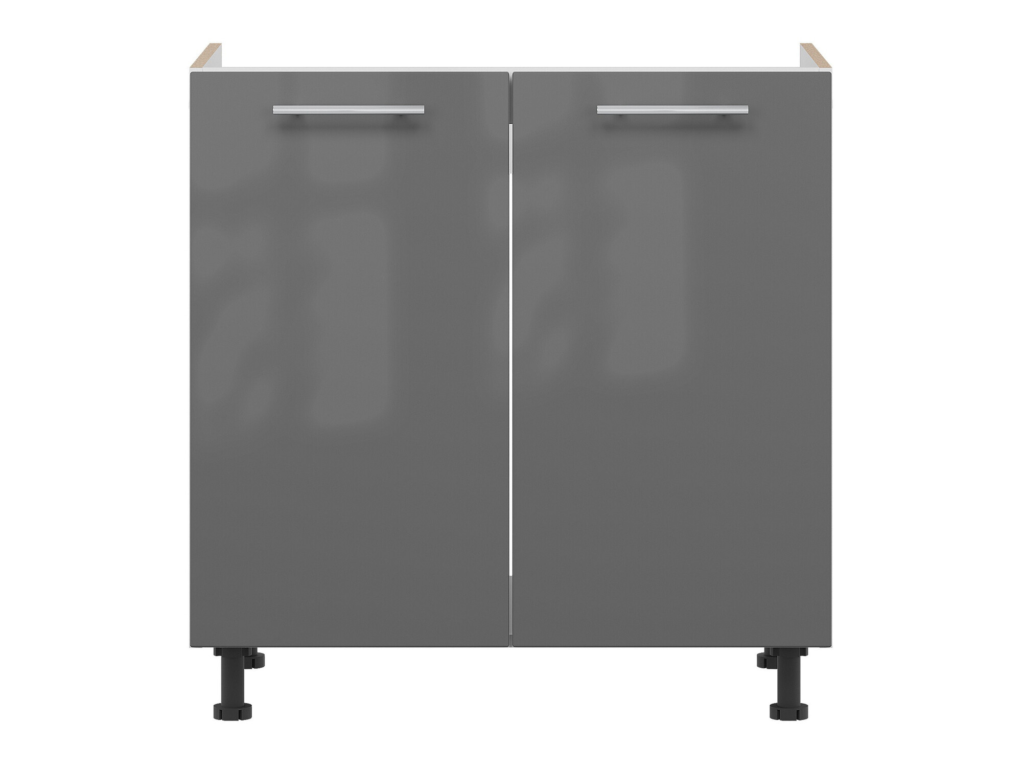 Modulopvaskeskab med låger Tiffa Grey 125