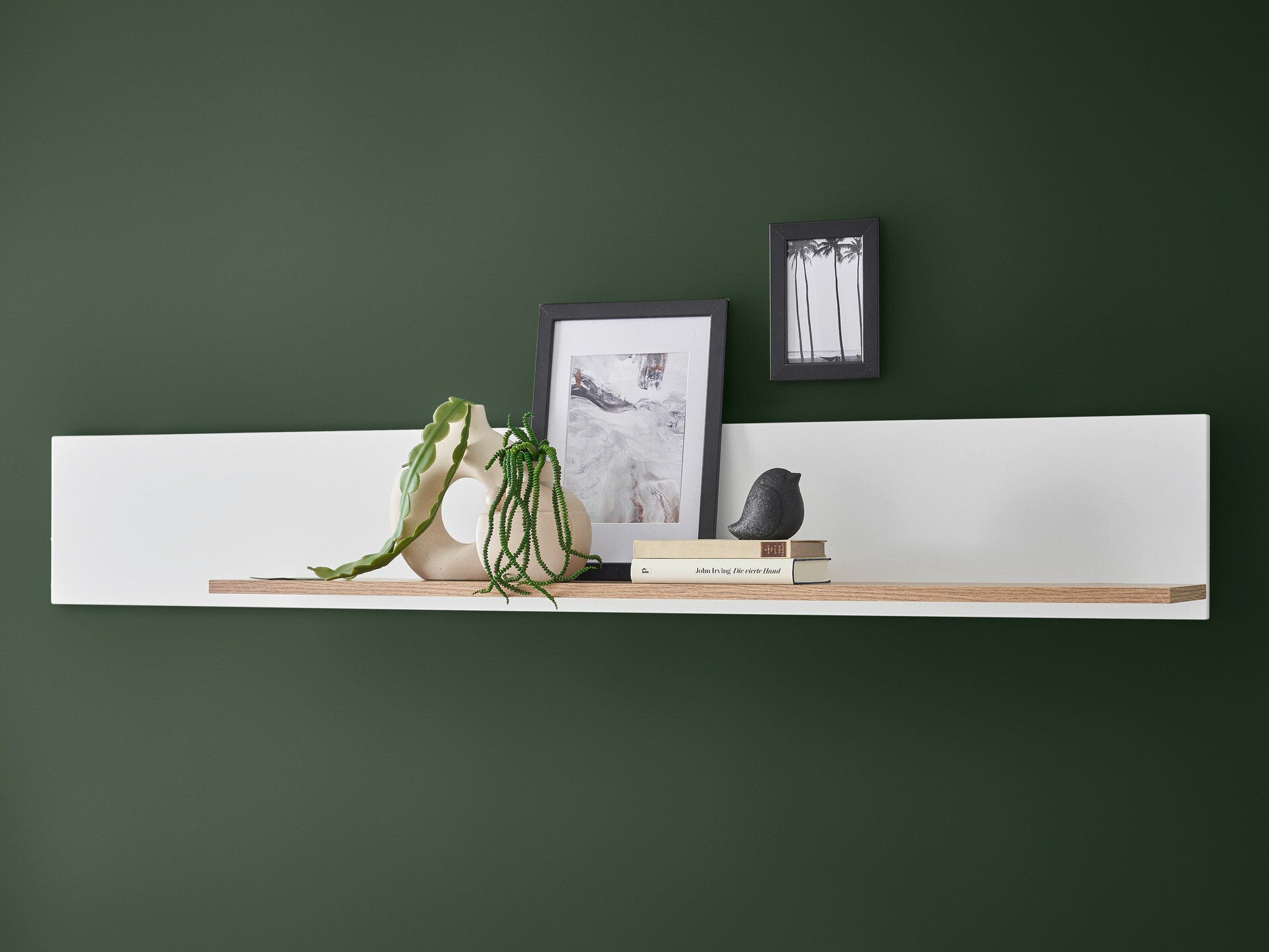 Vægreol Belmelu 112 (Hvid + Egetræ)