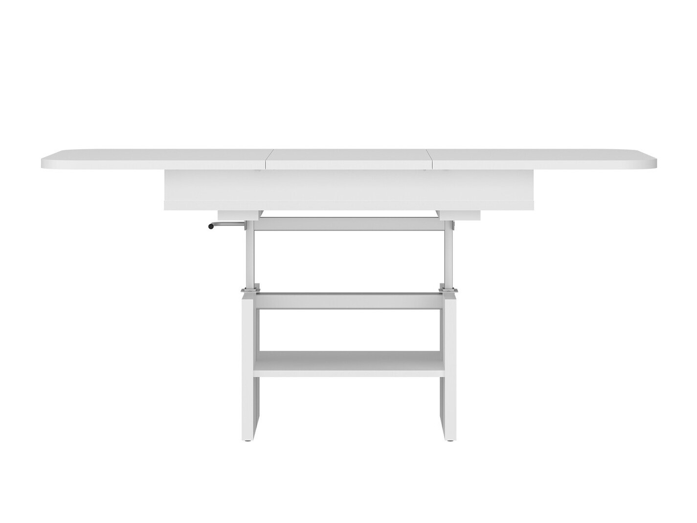 Transformer sofabord Ontario 121 (Hvid)