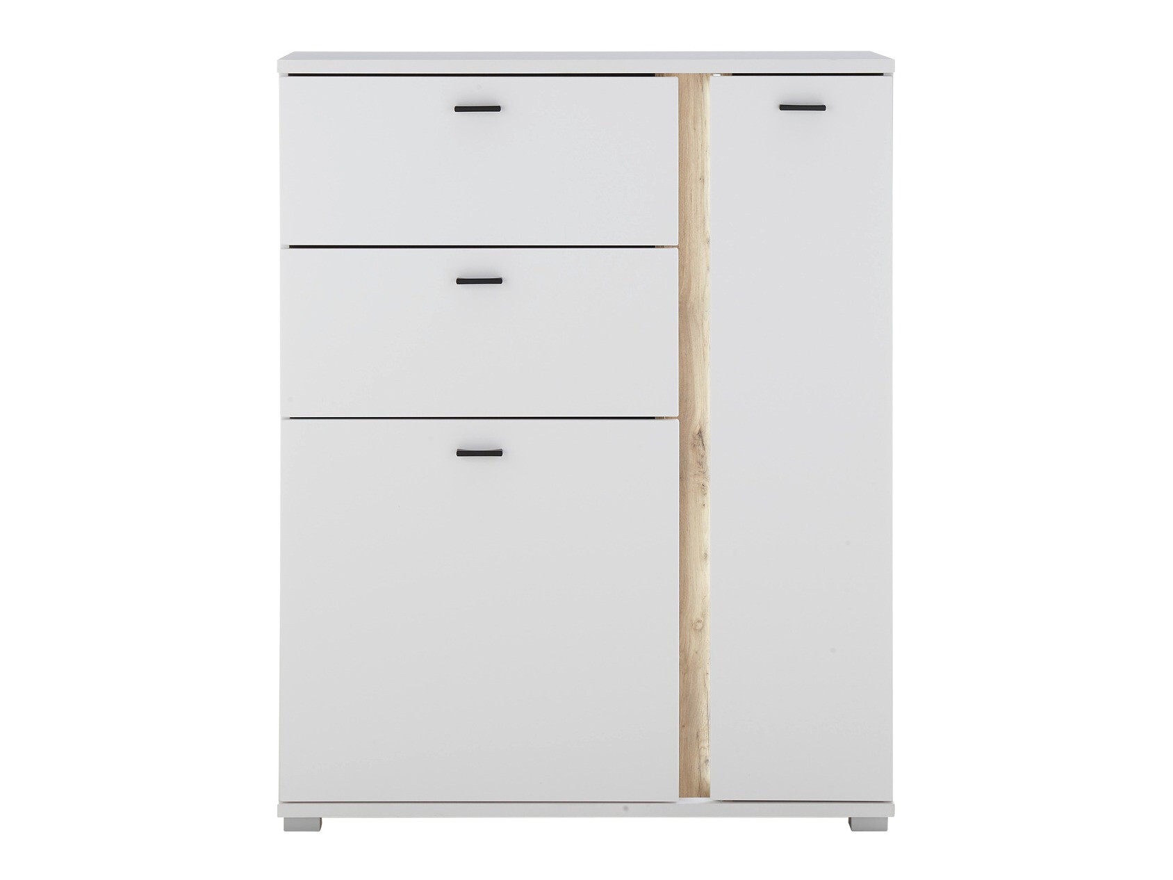 Kommode Avimavi 108 (Hvid + Wotan eg)