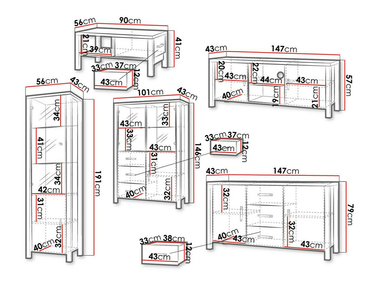 Stuemøbelsæt Tornua 108