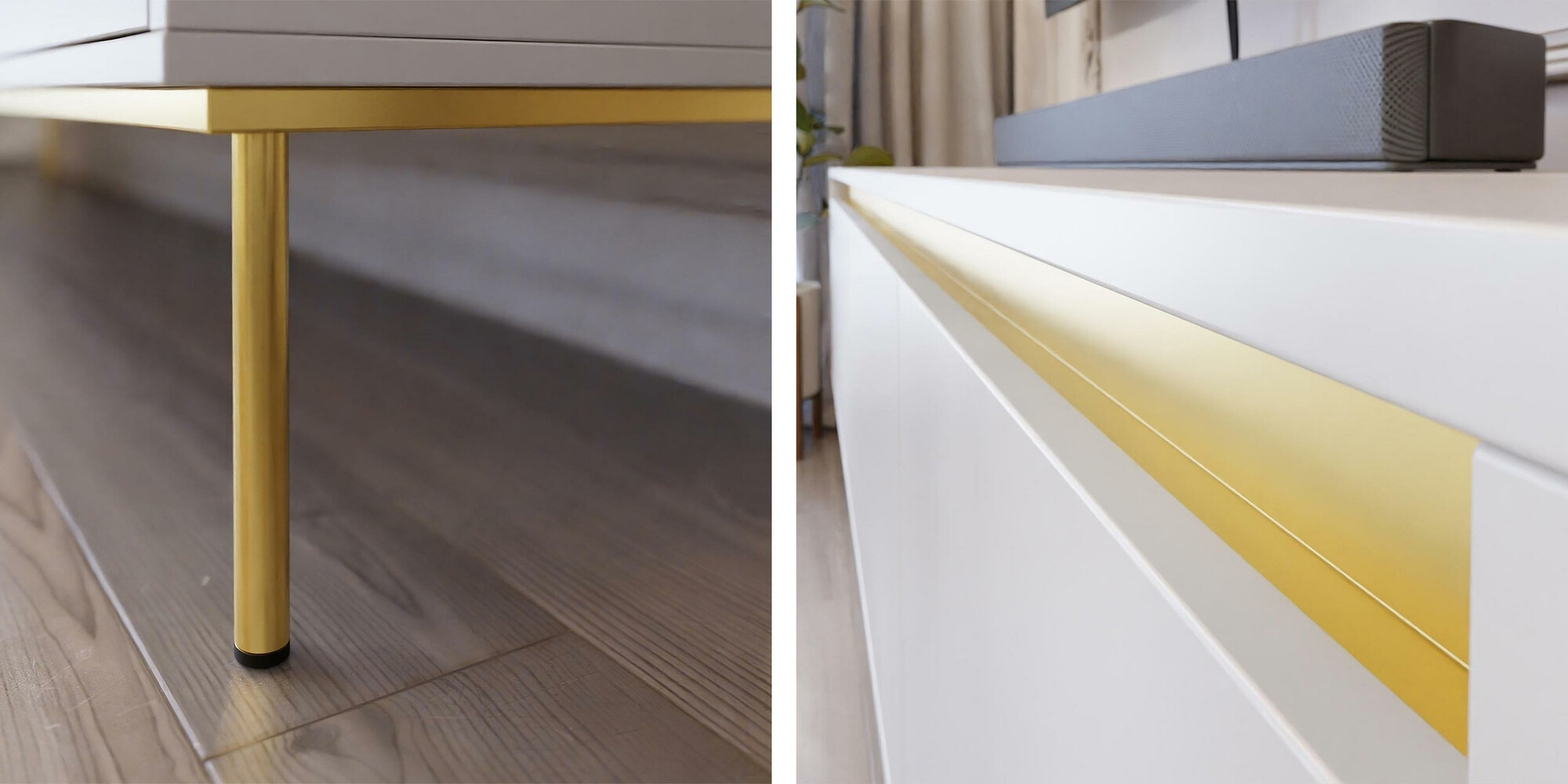 TV-bord Comfivo 494 (Hvid)