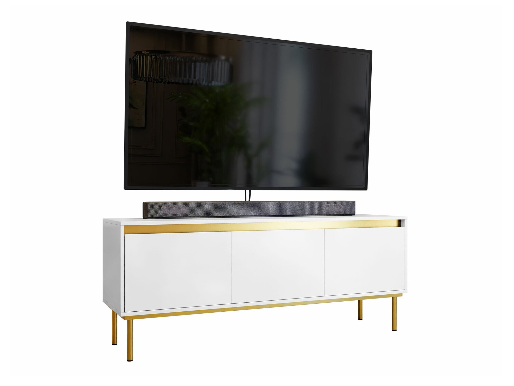 TV-bord Comfivo Betula (Hvid)