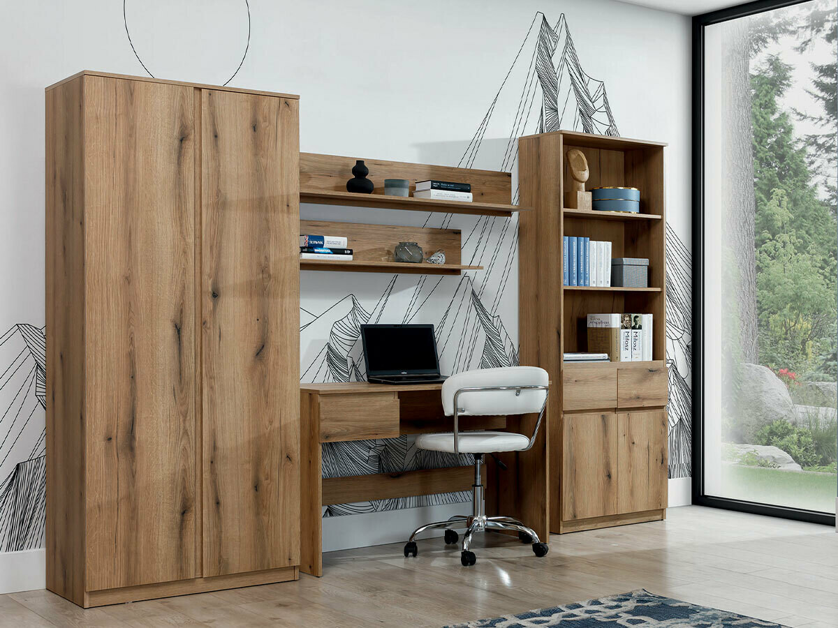 Hjemmekontorsæt Catelbi 118 (Egetræ)