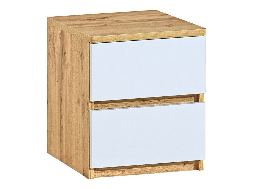 Sengebord Evaropha 109 (Wotan eg + Hvid)