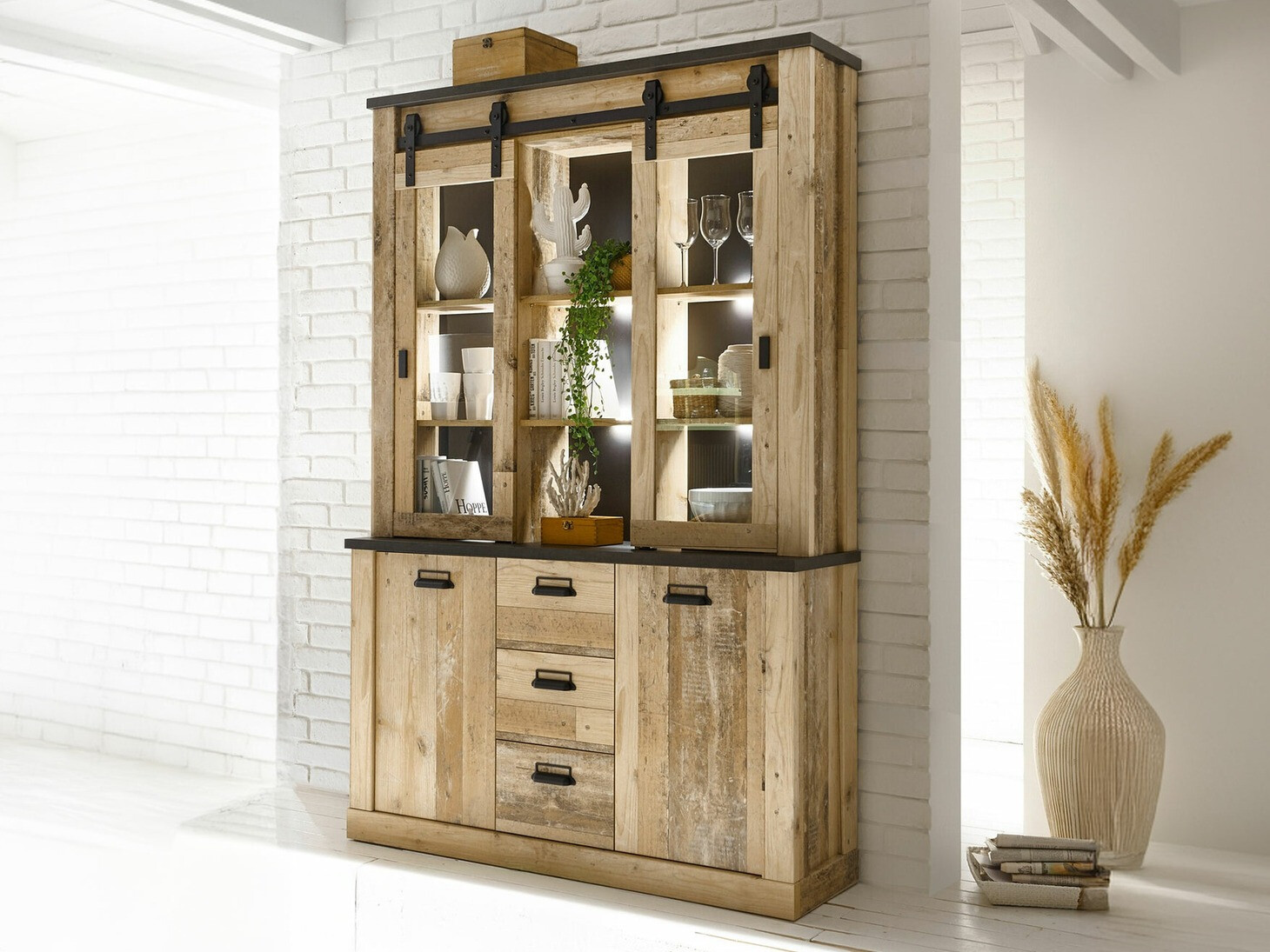 Reol Cirtale 110 (Modnet træ + Antracit)