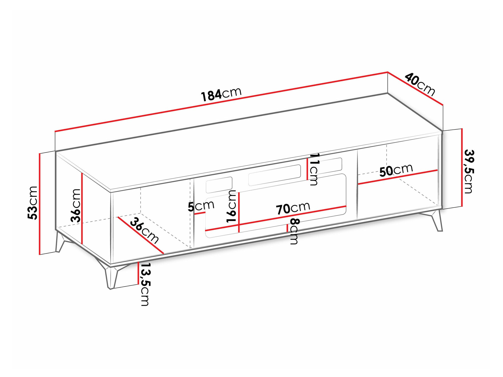TV-bord Comfivo Citrus II