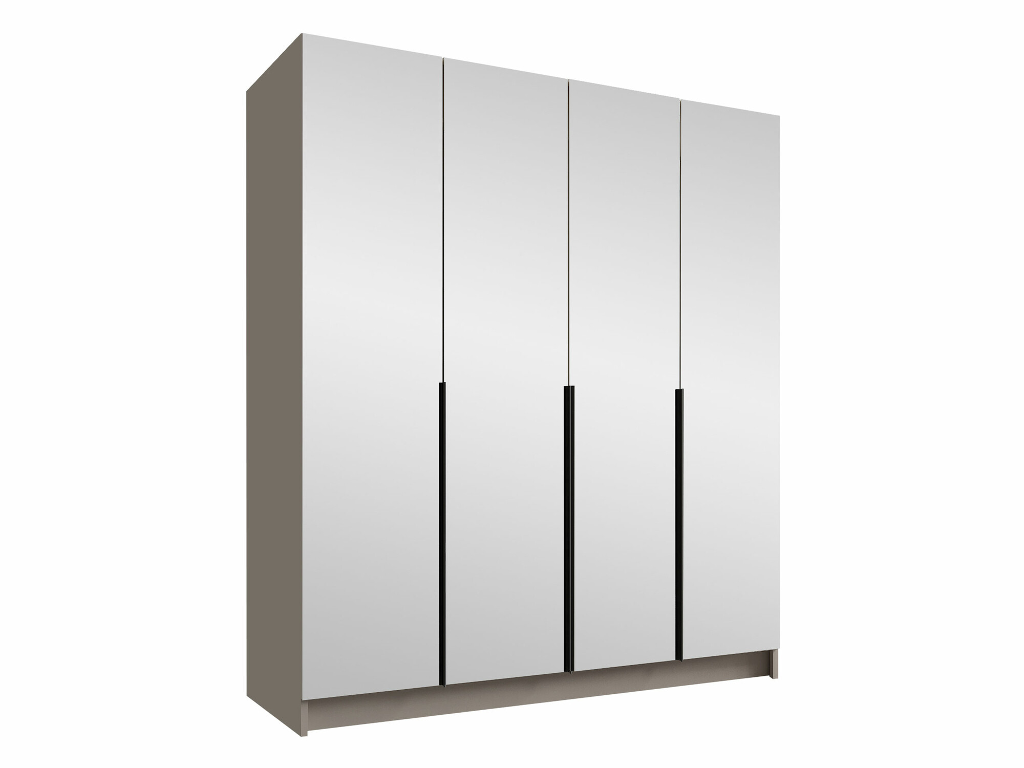 Garderobeskab Closico Navor III (Kashmir + Sort)