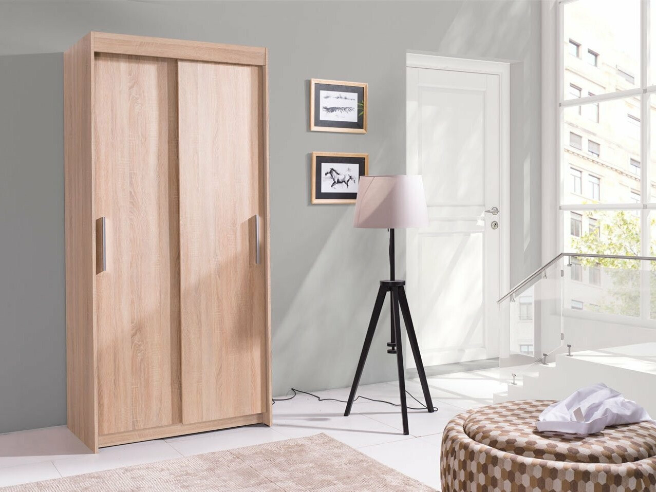 Garderobeskab Toledo 108 (Sonoma eg)