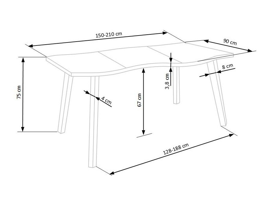 Spisestuesæt Houston 1777