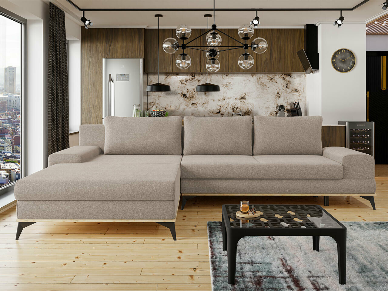 Hjørnesofa Lincoln 136 (Soro 13)