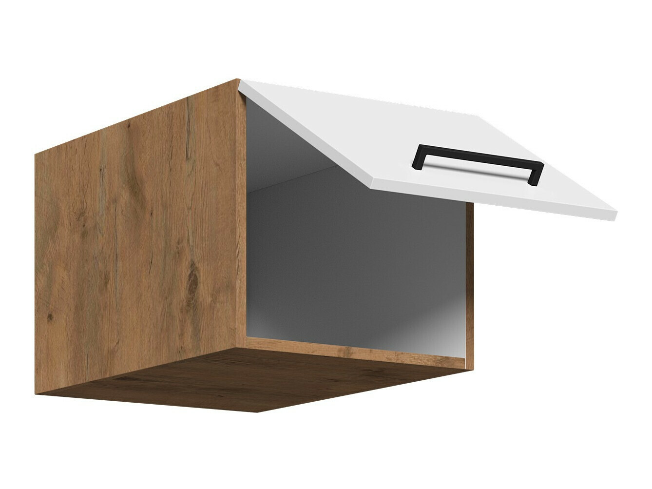 Modulvægskab Wood Dark 137