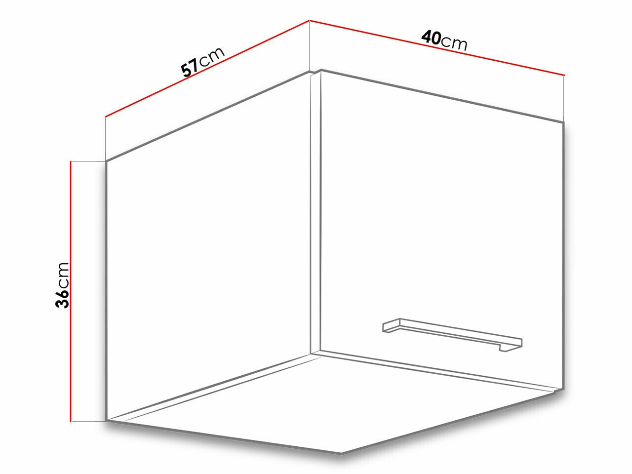 Modulvægskab Wood Dark 137