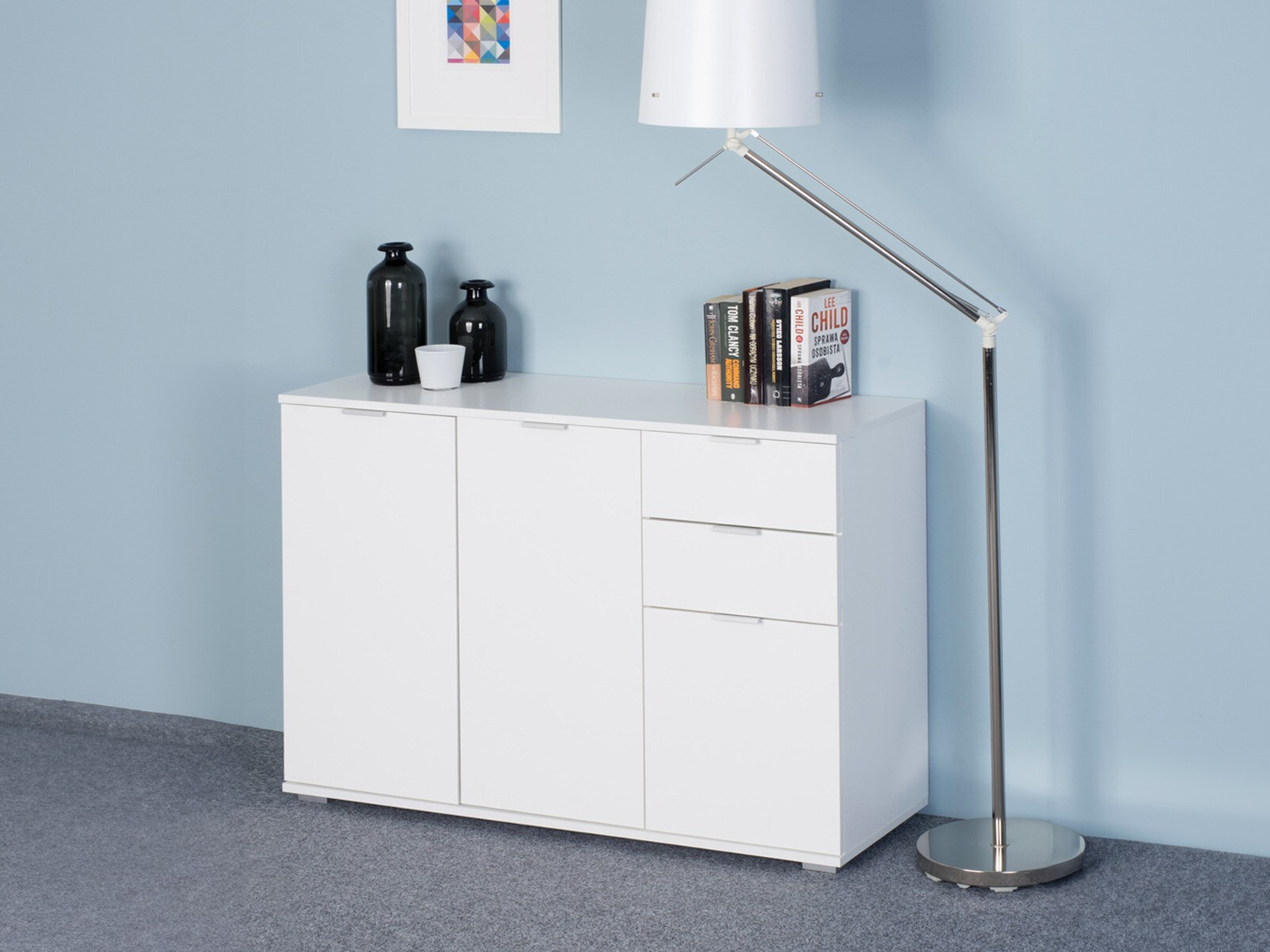 Kommode Bristol 131 (Hvid)