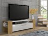 TV-bord Buffalo 150 (Artisan eg + Glansfuld hvid)