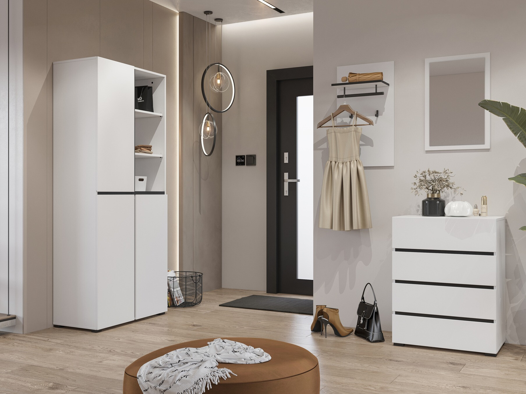 Entrésæt Alfere 113 (Hvid)