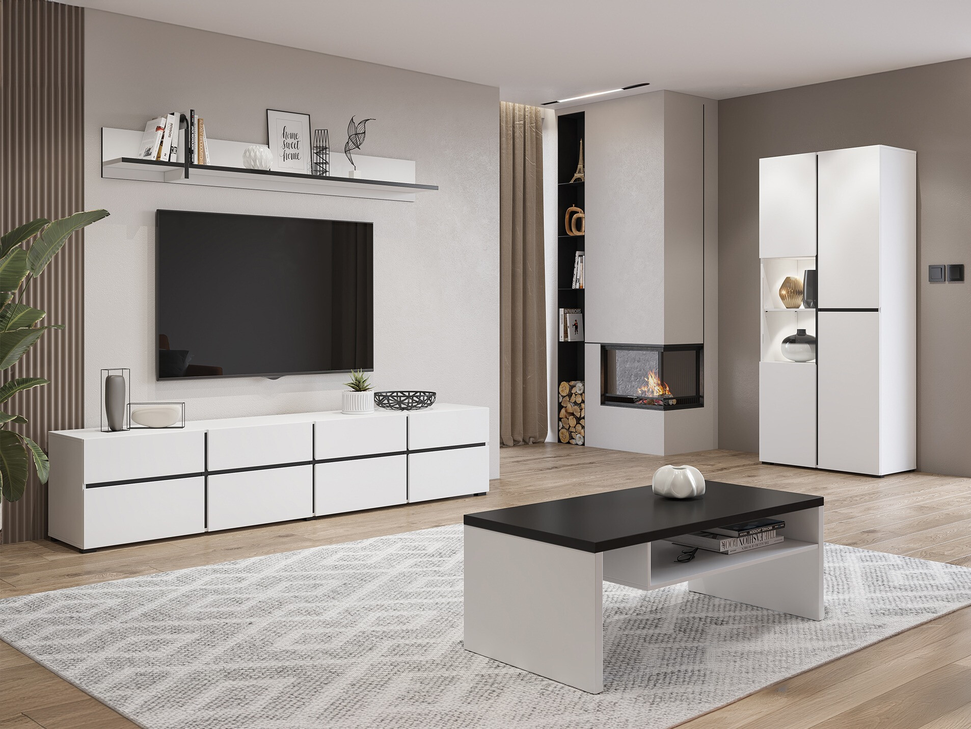 Stuemøbelsæt Alfere 117 (Hvid)