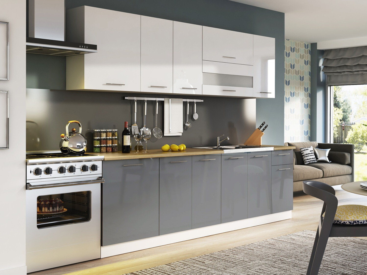 Modulkøkkensæt Tiffa Mix 108