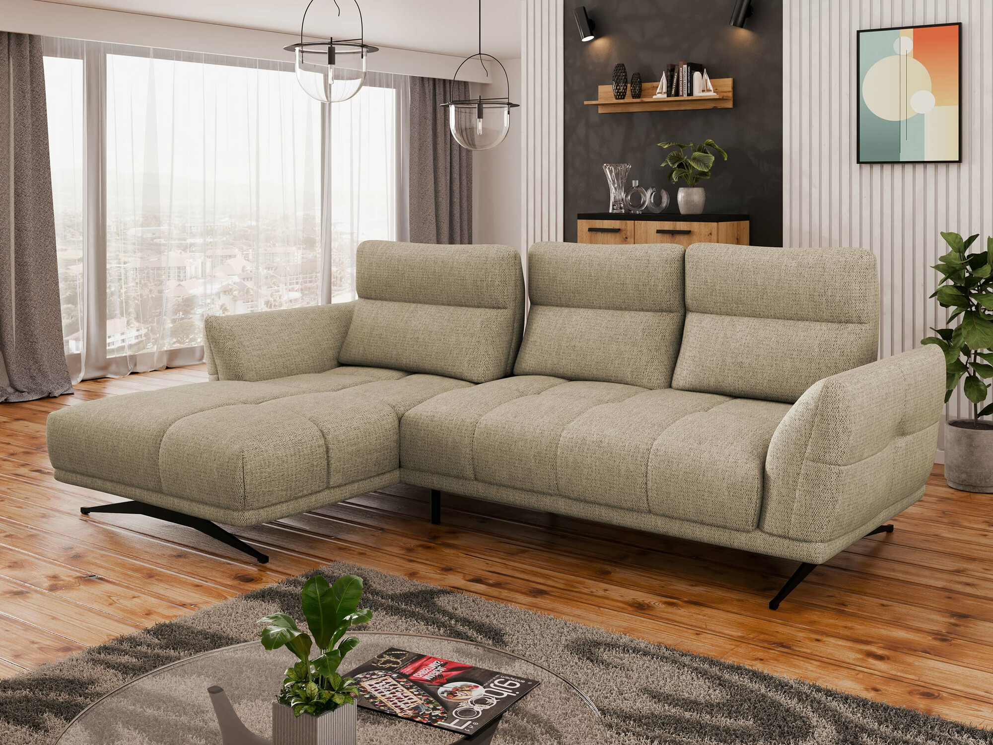 Hjørnesofa Lincoln 195 (Sorella 13)