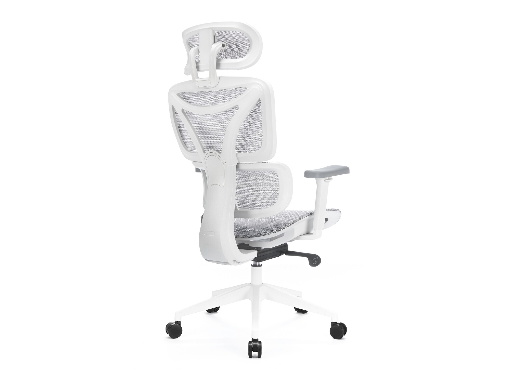 Kontorstol Lodi 104 (Hvid + Grå)
