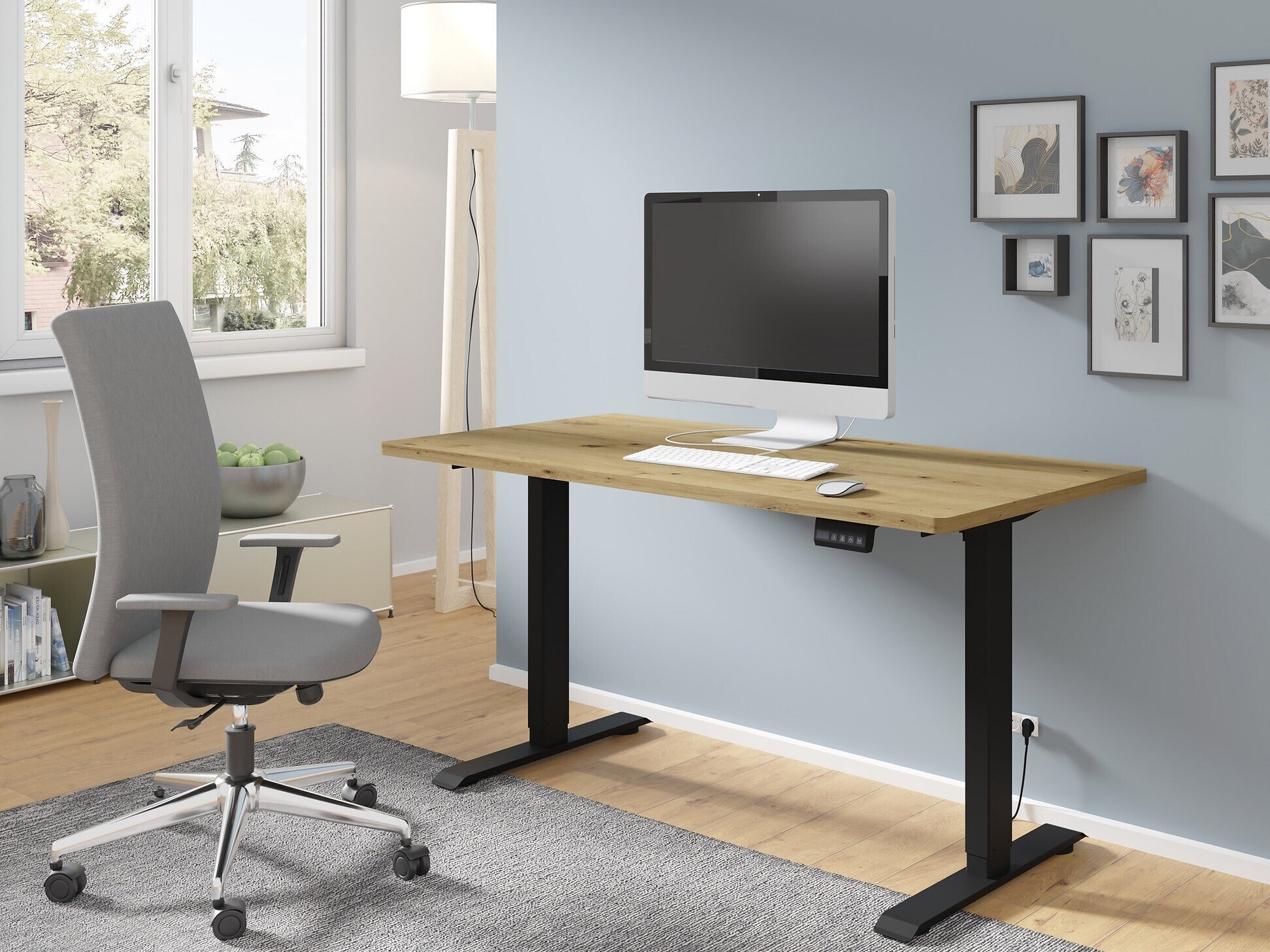 Hæve-sænkebord Buffalo 184 (Sort)