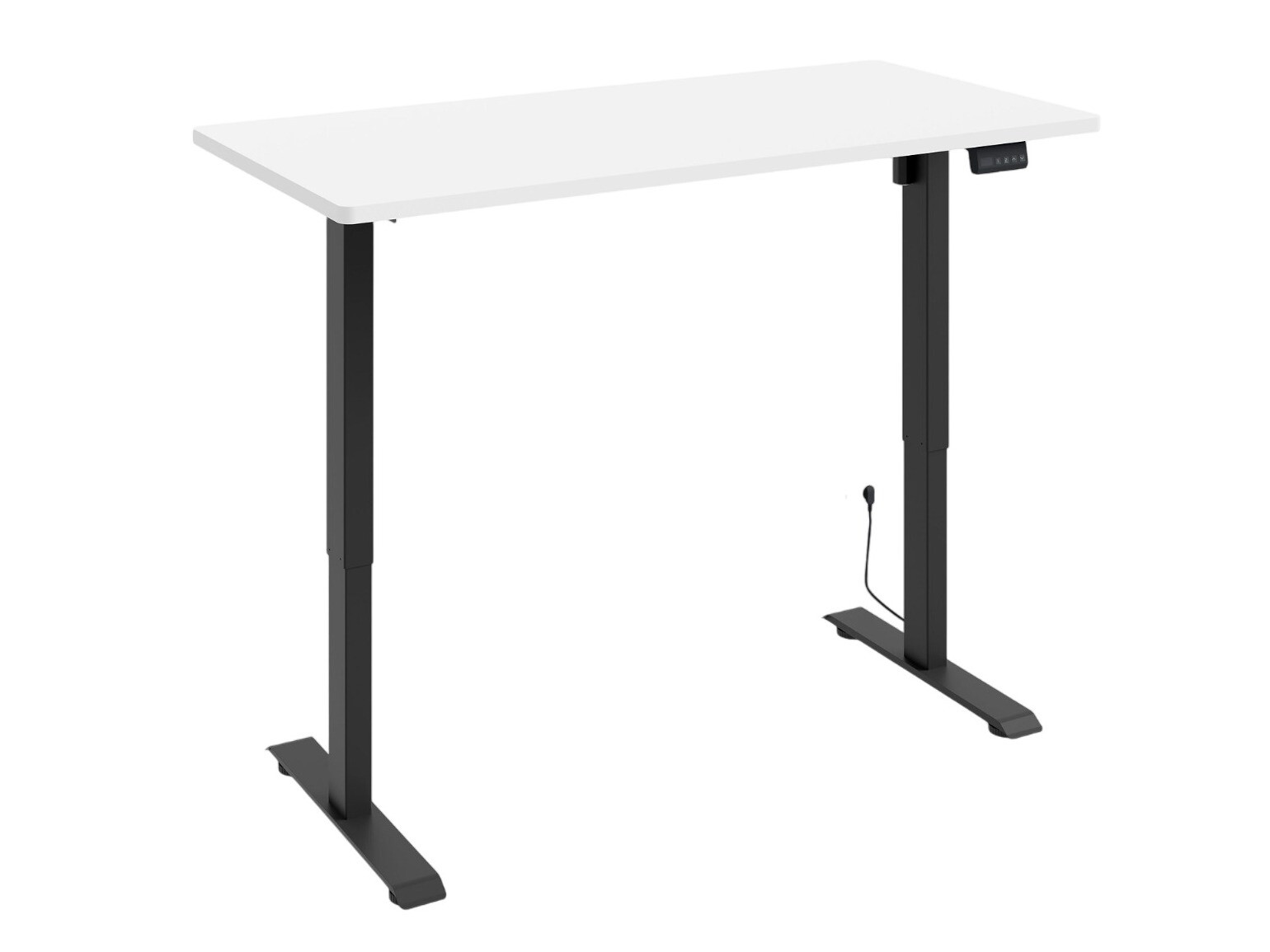 Højdejusterbart arbejdsbord Buffalo 184 (Sort)