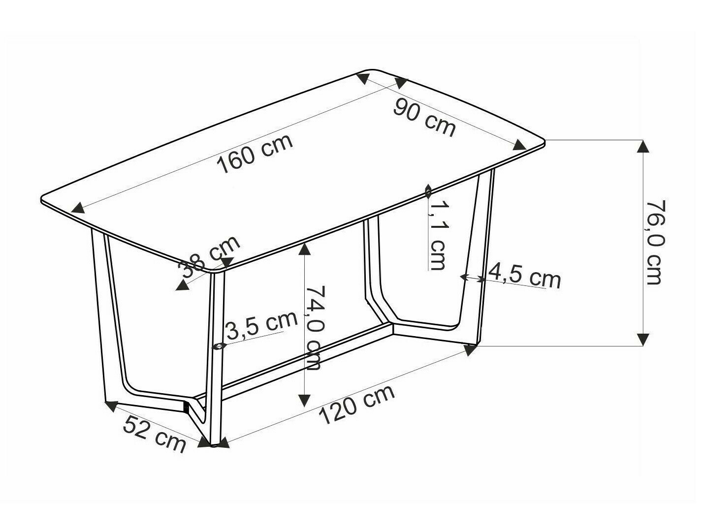 Spisestuesæt Houston 1827