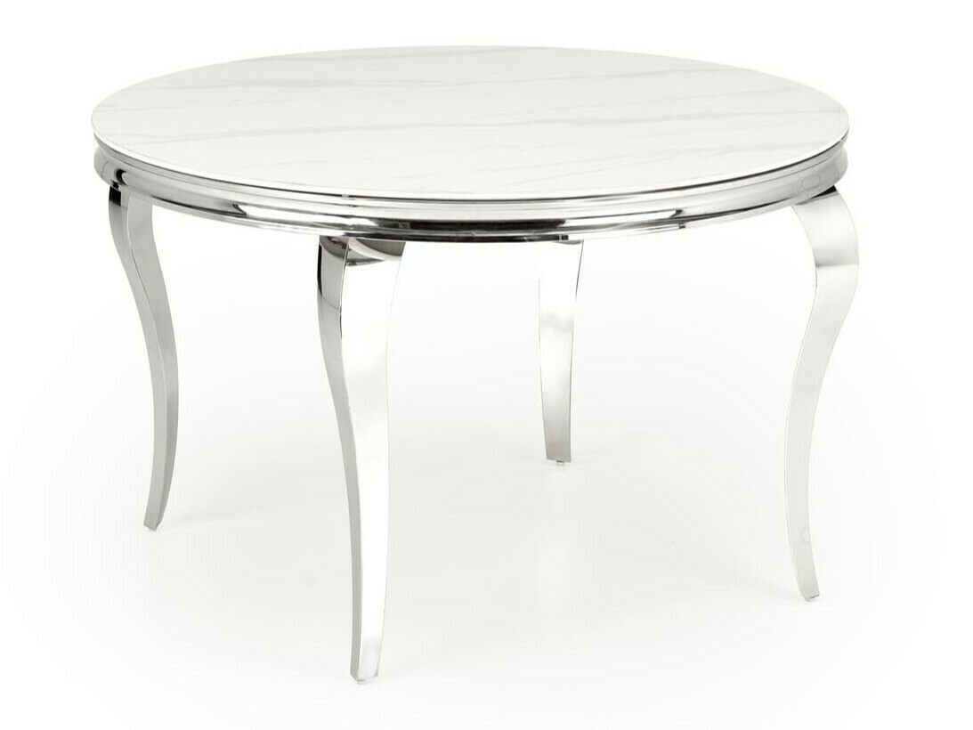 Spisestuesæt Houston 1828 (Hvid marmor + Grå)