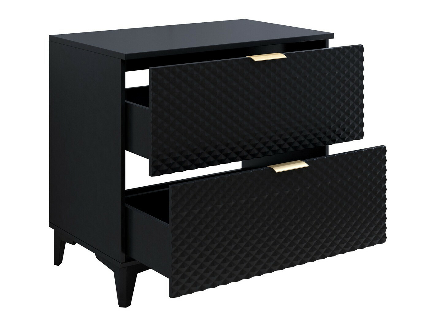 Stående badeværelseskab til håndvask Liretu 102 (Sort)