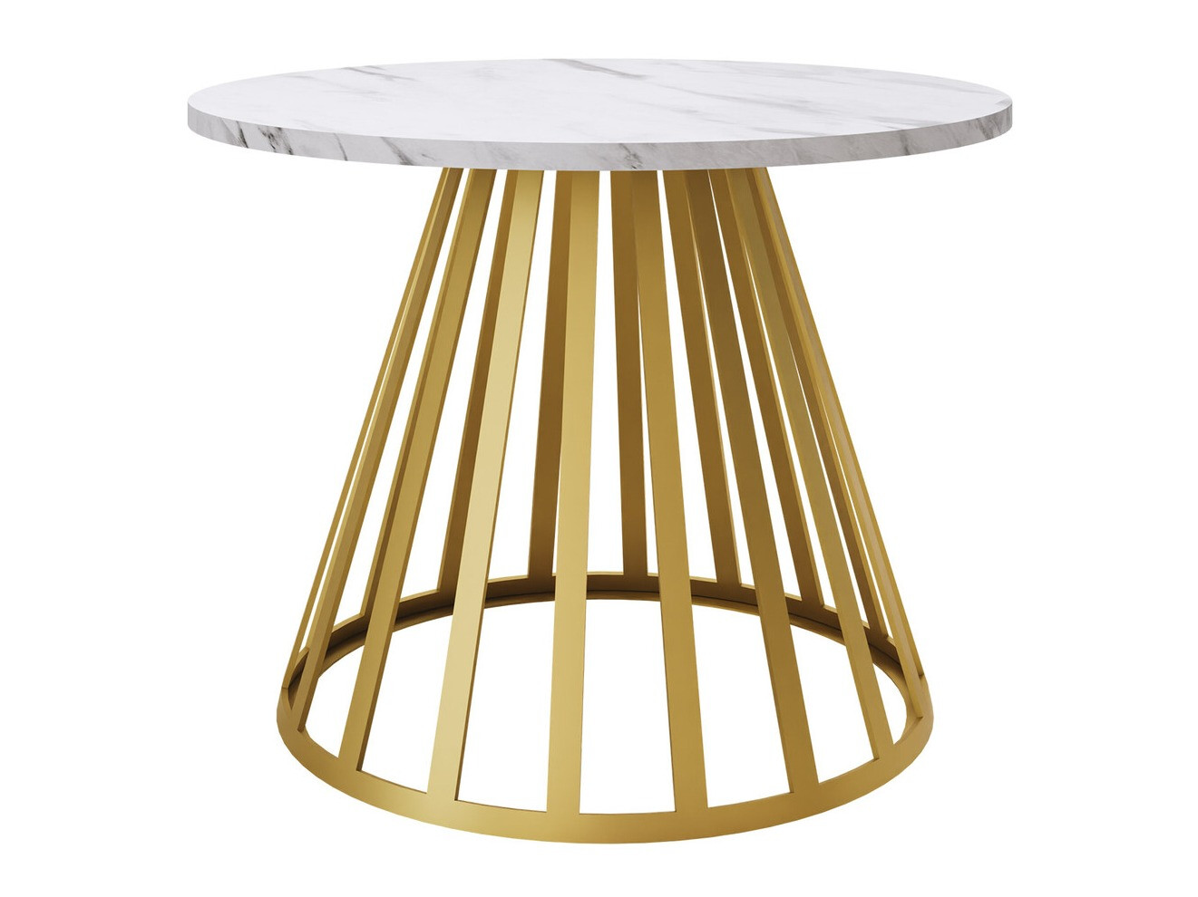 Sofabord Oswego 130 (Hvid marmor)