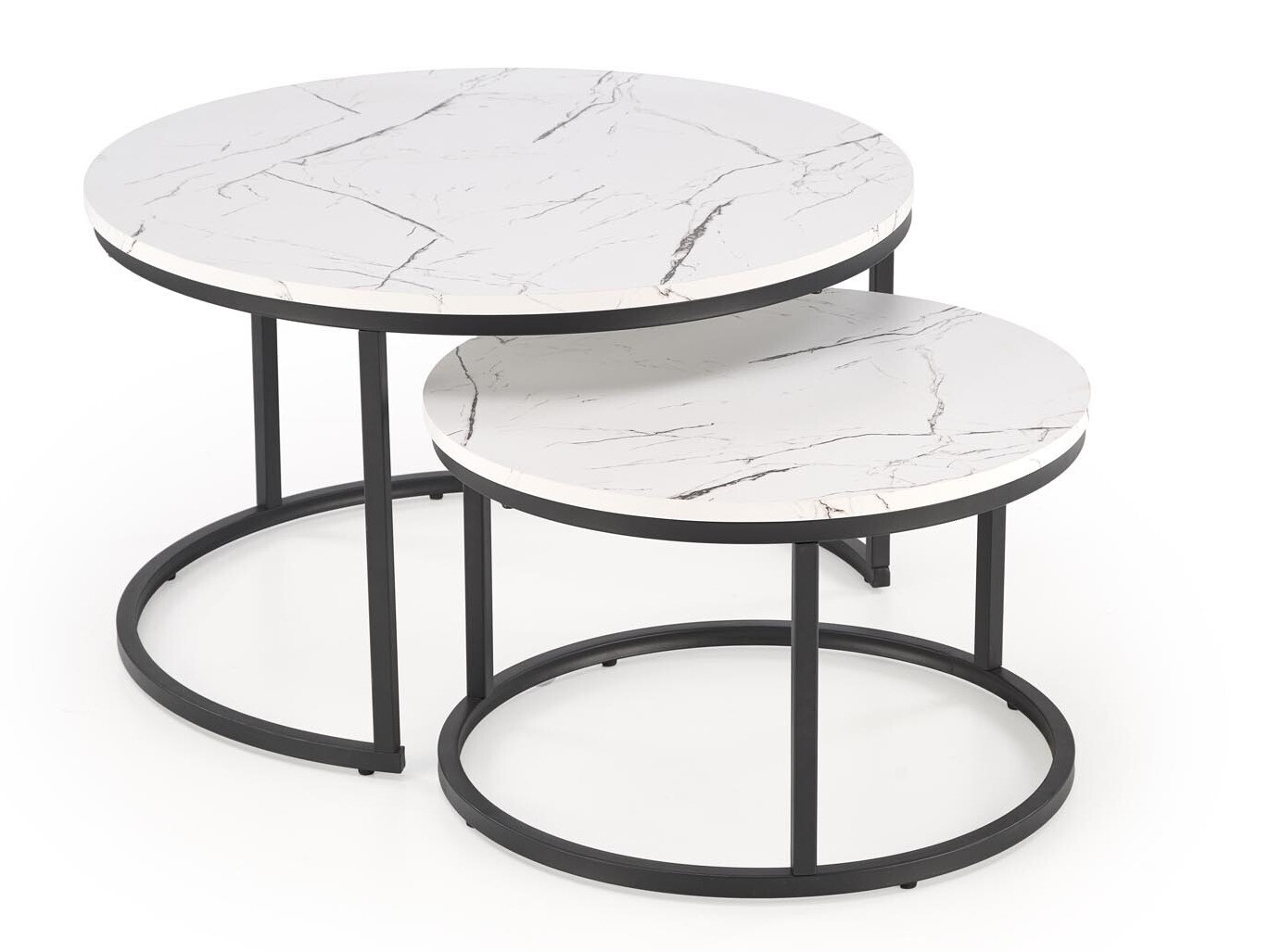 Sofabordssæt Houston 1832 (Hvid marmor)