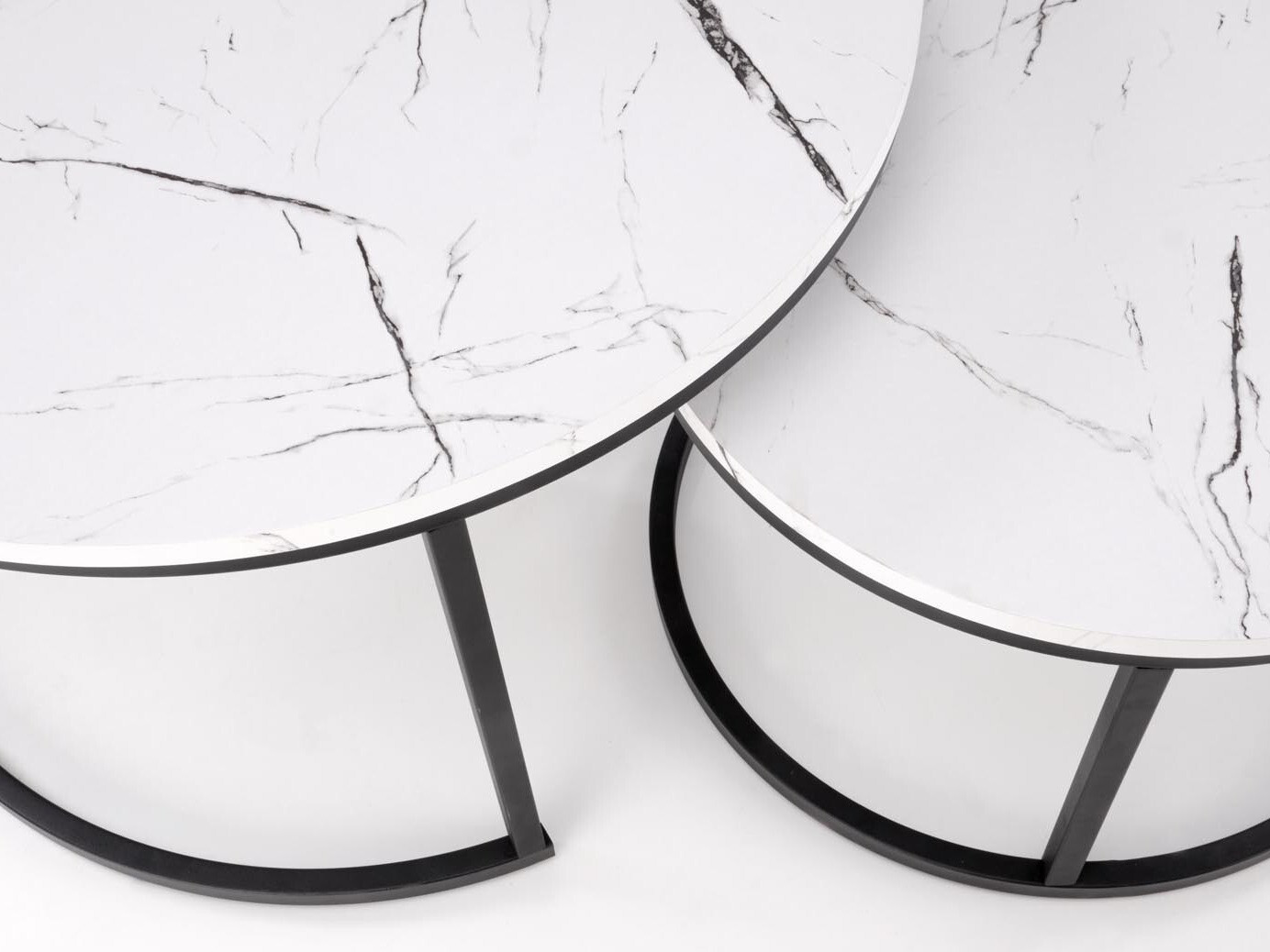 Sofabordssæt Houston 1832 (Hvid marmor)