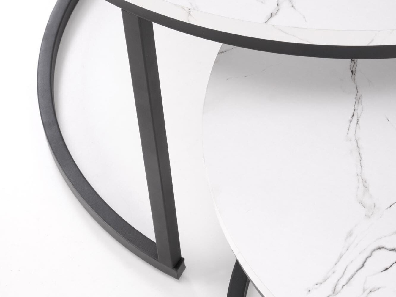 Sofabordssæt Houston 1832 (Hvid marmor)