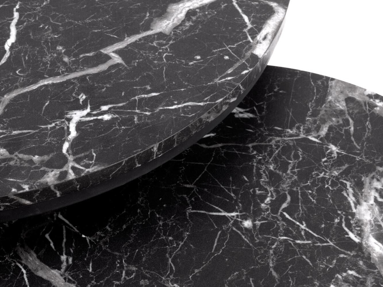 Sofabordssæt Houston 1832 (Sort marmor)