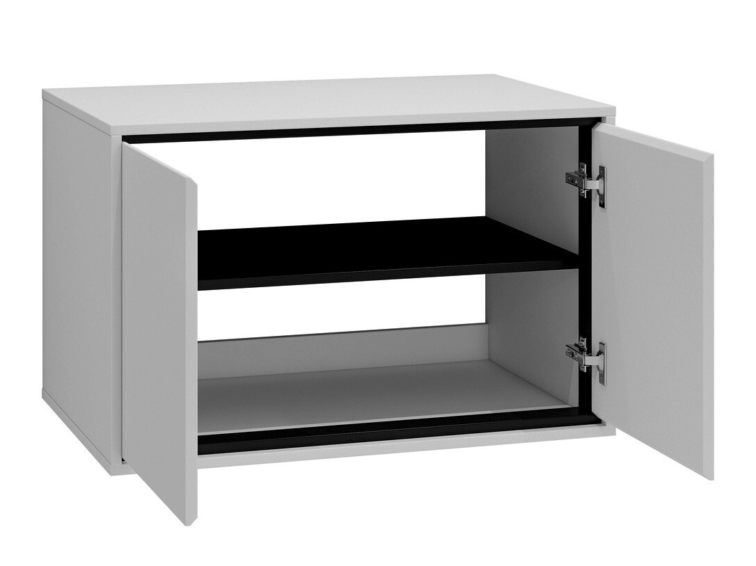 Vægbadeværelsesskab til håndvask Tecavu 103 (Glansfuld hvid + Hvid)