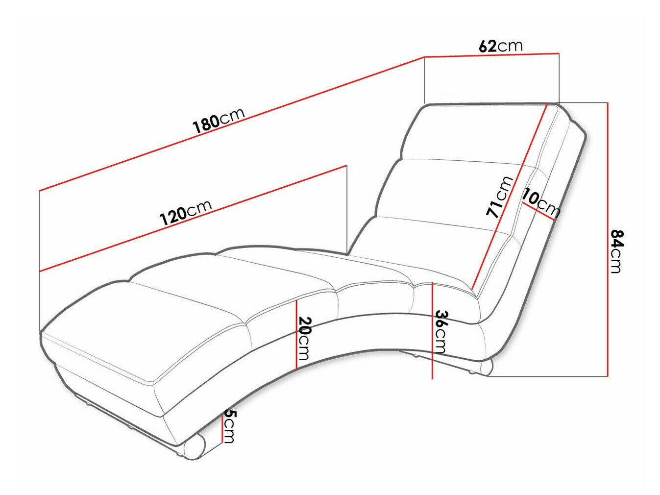 Chaiselong Comfivo 109 (Flow 6)